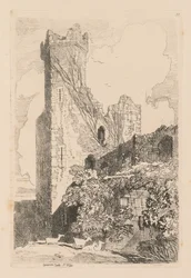 Liber Studiorum: Plaat 32, Caernarvon Castle, N. Wales