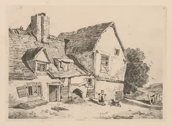 Liber Studiorum: Plaat 38, Uitzicht op Deptford, 1838