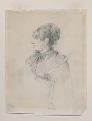 Portret van mevrouw Parr(?), zus van mevrouw John Sell Cotman, genaamd 