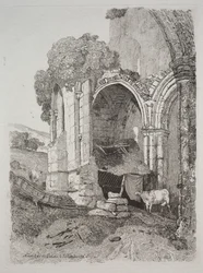 Rievaulx Abbey, Yorkshire, 1810