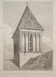 Toren van de Kerk van Haute Allemagne bij Caen