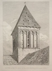 Toren van de kerk van Haute Allemagne bij Caen