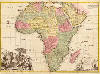 Afrika, uit Moderne Geografie, c.1725