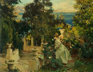 Een tuin op Corfu, 1909
