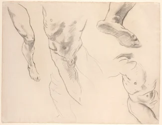 Figurenstudies van een Naakte Jongeling, laat 19e-begin 20e eeuw