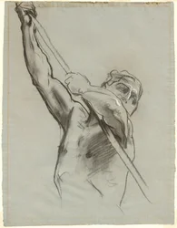 Mannelijke Torso met Paal