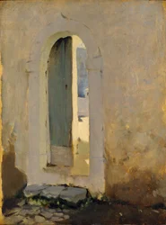 Open deuropening, Marokko, 1879-80