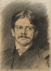 Portret van Edwin Austin Abbey