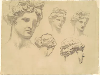 Studies voor Apollo en de Muzen, ca. 1921