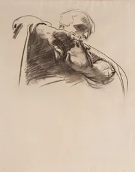 Studie voor een Engel in 
