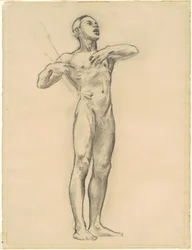 Studie van Orpheus voor "Klassieke en Romantische Kunst"