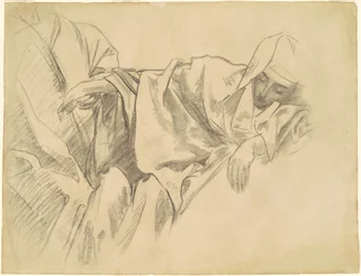Studie van de Kruisiging voor "Vijftien Mysteries van de Rozenkrans"
