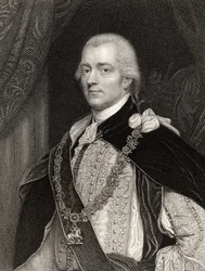 George John Spencer, 2e Graaf Spencer, gegraveerd door B. Holl, uit 