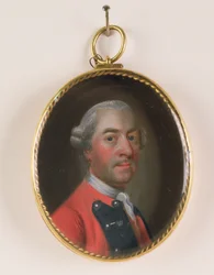 Miniatuurportret van Sir John St. Clair