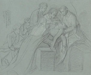 Studie voor de Centrale Groep in de Dood van de Graaf van Chatham