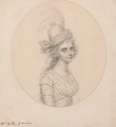 Portret van Mevrouw Wilks van Madras
