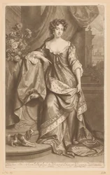 Portret van Anna van Denemarken