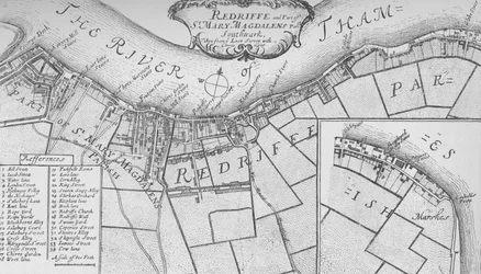 Een Plan van Rotherhithe, 1755, 1912