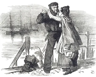 Een eerbetoon van een zeeman aan Samuel Plimsoll, een Engelse politicus en sociaal hervormer, voor het werk dat hij deed als parlementslid voor Derby bij het invoeren van wetgeving die de belading en zeewaardigheid van koopvaardijschepen reguleerde