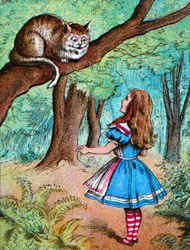 Alice en de Cheshire Cat, ca. 1910