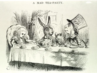 Alice neemt Lewis Carroll