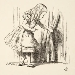 Achter het gordijn kijken, uit Alice