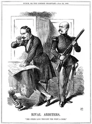 Rivaliserende scheidsrechters, 1866