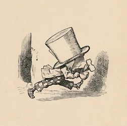 De Gekke Hoedenmaker, in het hoofdstuk De Taarten, 1889