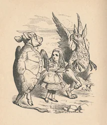 De Mock Turtle, Alice en de Gryphon