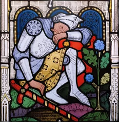 Slapende ridder (detail)