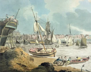 Haven van Weymouth, Dorset, 1805