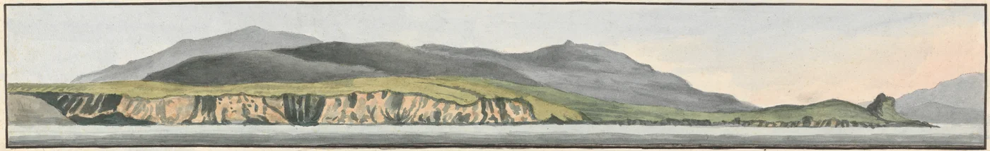 Het hoge land van Dungarven, west-noordwest