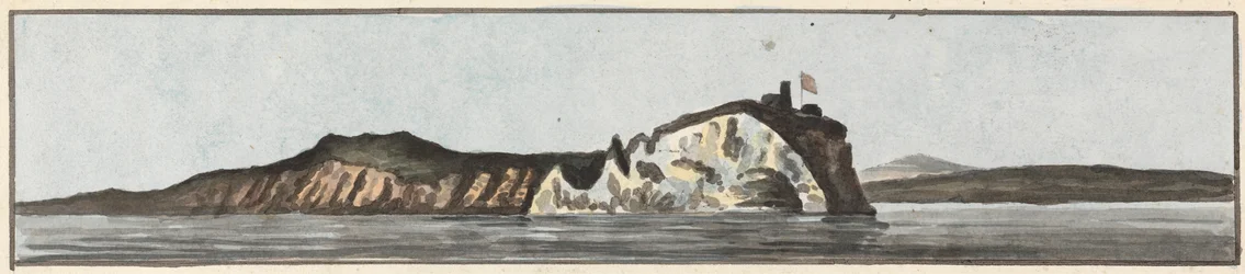The Needles Bearing East (een van vijf tekeningen op één montage)