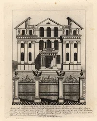 Monmouth House, Soho Square, gesloopt in 1773
