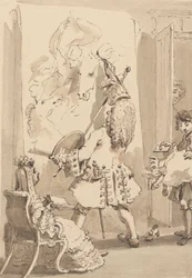 De Jongen van Sir James Thornhill die de Bundel en een Brief Aflevert in de Aanwezigheid van Lady Thornhill