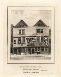 De koninklijke crèche, Golden Lane, Barbican