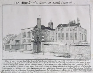 Uitzicht op Turret House, Lambeth, 1798