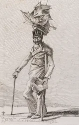 Joseph Johnson, uit Etchings of Remarkable Beggars, Itinerant Traders and Other Persons..., 1815
