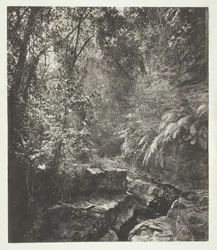 Een bergpas in Formosa, ca. 1868