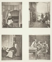 Een vleugje van de opiumpijp thuis, na het diner, lezen voor eer, de toilet, ca. 1868