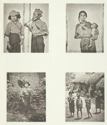 Pepohoan Vrouwen, Manier van Kind Dragen, Kostuum van Baksa Vrouwen, Lakoli, ca. 1868