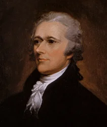 Portret van Alexander Hamilton door John Trumbull, 1806