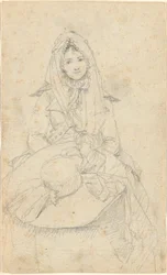 Zonder Titel, uit folio: Schetsen in Frankrijk & Duitsland, een van de 22 bladen in Folio B