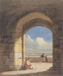 Een boog op Holy Island, Northumberland, 1809
