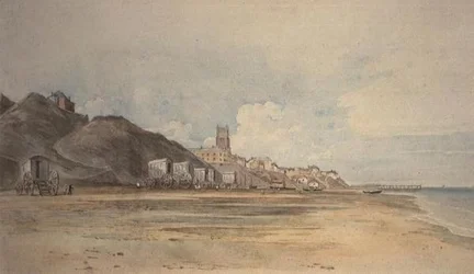 Het strand bij Cromer, Norfolk
