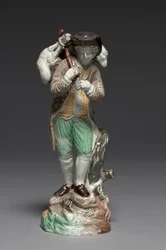 Het Verloren Schaap, gemaakt door Staffordshire Fabriek, c.1770