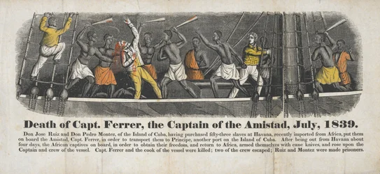 Dood van Kapitein Ferrer, de Kapitein van de Amistad, juli 1839