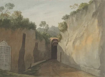 Ingang van de Grot van Posillipo, Napels