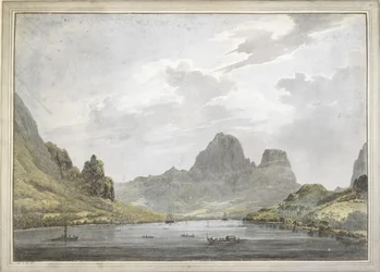 Uitzicht op Papetoai Baai, Moorea