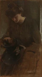 Een arbeider, ca. 1898